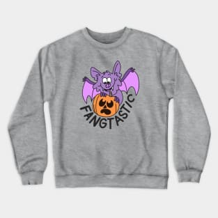 Fang-tastic - Punny Halloween Crewneck Sweatshirt